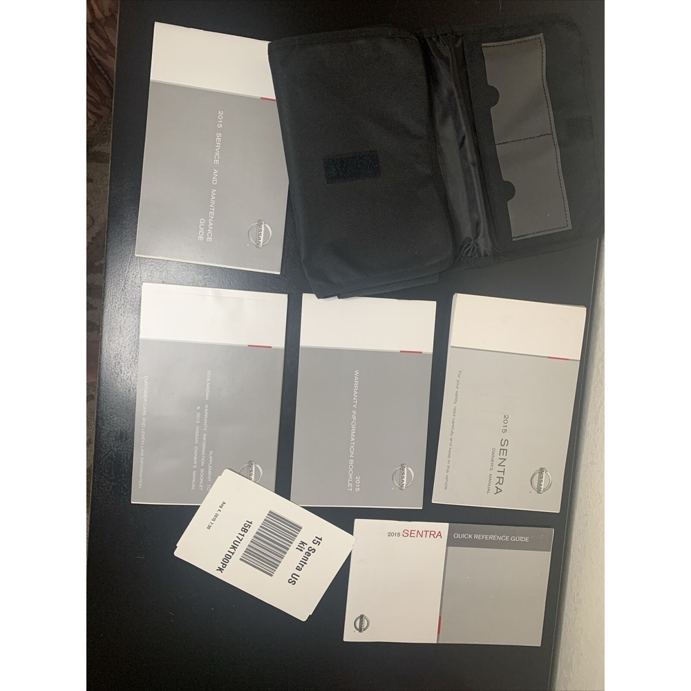 2015 Nissan Sentra Owners Kit  - Manual Service Maintenance Warranty Vehicle OEM